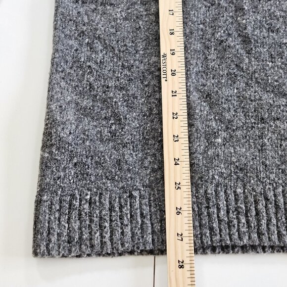 Abercrombie & Fitch Sweater Men M Marled Gray LS Crew Neck Wool Preppy Academia - Picture 8 of 16